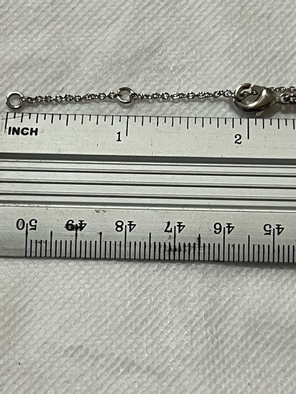 COACH Silver-Tone Crystal Accent Pendant Necklace - Picture 6 of 7